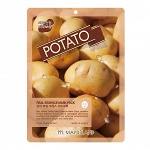 May Island Тканевая маска с экстрактом картофеля Real Essense Potato Mask Pack, 25 мл