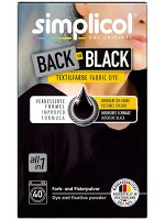 Краска для восстановления цвета Чёрной одежды 400 г. Simplicol ВACK TO BLACK