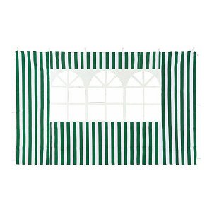 Стенка для садового тента Green Glade 4110 1,95х2,95м полиэстер с окном зеленая (20)