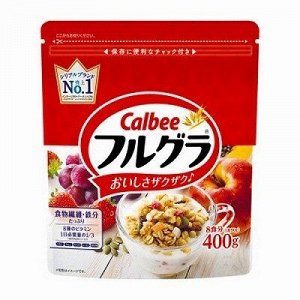 Мюсли с фруктами Calbee 400г 1/8 пакет Япония