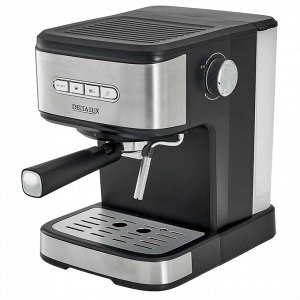 Кофеварка 850 Вт, 1,5 л, 15 бар LUX DE-2003 черная
