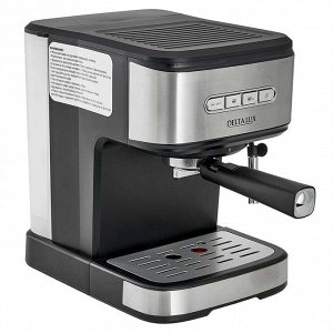 Кофеварка 850 Вт, 1,5 л, 15 бар  LUX DE-2003 черная
