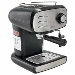 Кофеварка 850 Вт, 1,2 л, 15 бар LUX DE-2004 черная