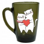Кружка 300 мл &quot;КОТЫ&quot; ДЫМКА 50049