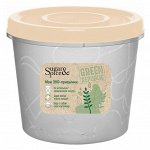 Емкость для продуктов с завинчивающейся крышкой Green Republic 0,7 л SE1888GR лён