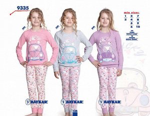 Пижама для девочки, арт. 9335