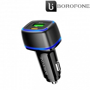 Автомобильное зарядное устройство Borofone Mercury PD20W + QC3.0