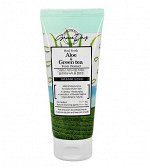 652642 &quot;Grace Day&quot; REAL FRESH ALOE &amp; GREEN-TEA FOAM CLEANSER  Освежающая пенка для умывания с алоэ и зелёным чаем 100 мл