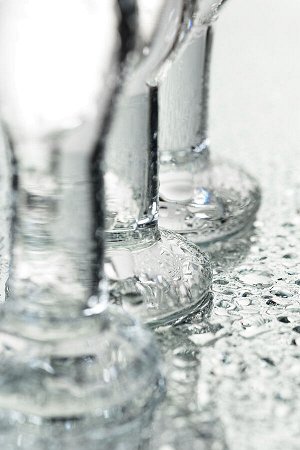 Набор анальных втулок Sexus Glass, стекло, прозрачный, 14/12,5/12 см, ? 4/3,5/3 см