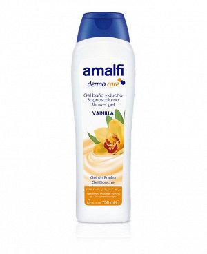 AMALFI Гель 750мл для ванн и душа "Vanilla" /16шт/ НОВИНКА!!!