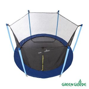 Green Glade Батут 10-футовый 3 ножки 6 стоек без верхнего кольца (fiber rod)