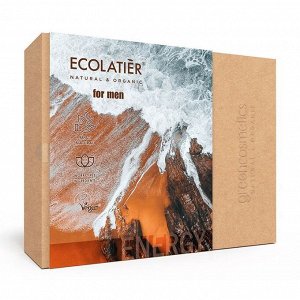 ECOLATIER Подарочный набор для мужчин "Energy" (Шампунь 200 мл + Гель для душа 200 мл)