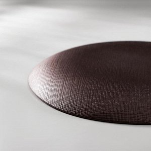 Тарелка «Талисман», d=21 см, цвет коричневый