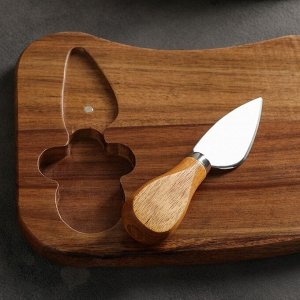 Набор для подачи сыра Shape, нож, доска