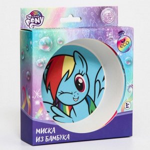 Миска детская из бамбука "Рэйнбоу Дэш" My Little Pony