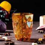 Стакан Magistro «Круиз», 240 мл, 8,2?8,2?10,2 см, янтарь