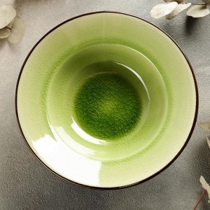Тарелка для пасты «Таллула», 21?6 см, цвет зеленый