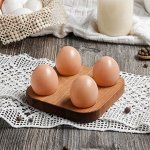 Подставка для яиц и кекса Adelica, 4 отделения, d=13 см, 13?13?1,8 см, массив берёзы