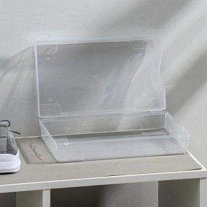 Короб для хранения обуви «Реноме», 32?19?10,5 см, цвет прозрачный