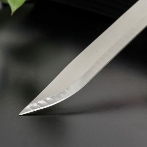Нож Доляна «Грайм» универсальный, лезвие 15 см, цвет чёрный