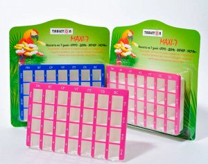 Таблетон Макси 7 таблетница-контейнер на 7дней (4 приема) (МИ)