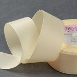 Лента репсовая, 40 мм, 23 ± 1 м, цвет молочный №08