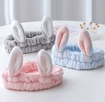Косметическая повязка на голову (зайчик)