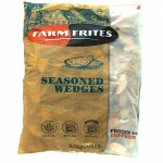 Дольки FARM FRITES, картофельные с/кож со СПЕЦИЯМИ замор. 2,5кг