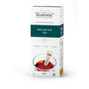 Черный чай Аромат мяты, TEATONE, (15шт*1,8г)