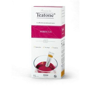 Чайный напиток Каркаде (гибискус) TEATONE, (15шт*1,8г)