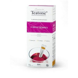 Чайный напиток Лесные ягоды TEATONE в стиках (15шт*2г)