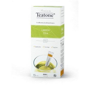 Зеленый чай TEATONE в стиках, (15шт*1,8г)