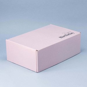 Коробка складная подарочная "HAPPY BIRTHDAY", pink (28х18,5х9,5 см)