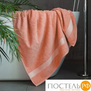 (13-1021) Полотенце Eleganta (Petek Crystal) 100х150 см Махра 390 г/м2, 13-1021 Светло-Розовый