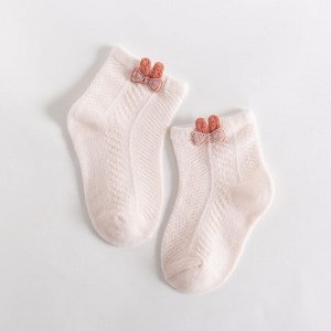 Детские ажурные носки, цвет розовый
