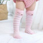 Гольфы детские в  милом дизайне &quot;Милые мордочки&quot;, цвет розовый