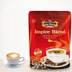 Молотый кофе INSPIRE, 250 гр. KING COFFEE 250 гр.