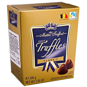 Конфеты MT TRUFFLES CLASSIC 200 г 1уп.х 15 шт.