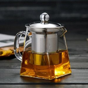 Стеклянный заварочный чайник, 550мл
