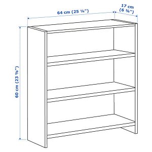 IKEA PÅHL ПОЛЬ Настольная полка, белый 64x60 см