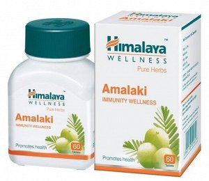 Himalaya Wellness Pure Herbs Amalaki Immunity Wellness Promotes Health Capsules 60pill / Амалаки БАД для Повышения Иммунитета 60таб
