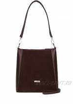 Модель №1326 | кожзам замша | гладкий | коричневый | натуральная замша | 29993