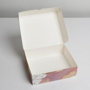 Коробка для кондитерских изделий Wonderful, 17 x 20 x 6 см