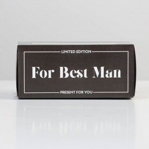 Коробка для макарун For best man ,12 ?5.5 ? 5.5 см