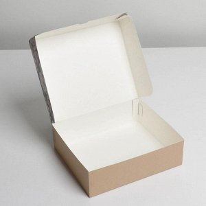 Коробка для кондитерских изделий «Живи мечтой», 17 x 20 x 6 см