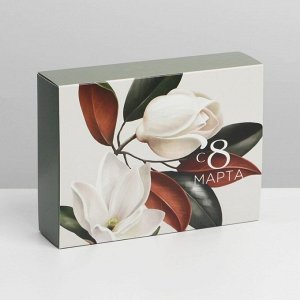 Коробка для сладостей «8 марта», 20 x 15 x 5 см