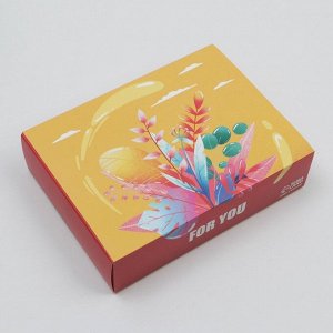Коробка для сладостей «For you», 20 ? 15 ? 5 см