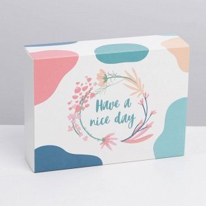Коробка для сладостей «Have a nice day», 20 x 15 x 5 см