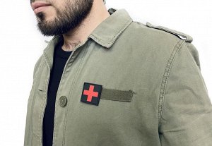 Медицинский патч &quot;Красный крест&quot; - Тактический патч с изображением красного креста. Хорошо подходит, например, для маркировки медицинских подсумков. Патч произведен по технологии Call Sign Patch: плас
