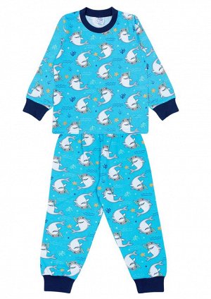 Пижама для мальчика бирюзовый